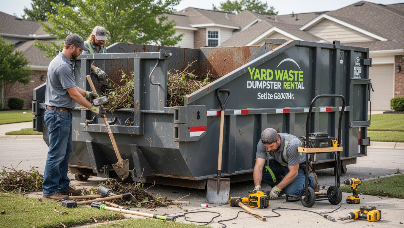 Yard Waste Dumpster Rental