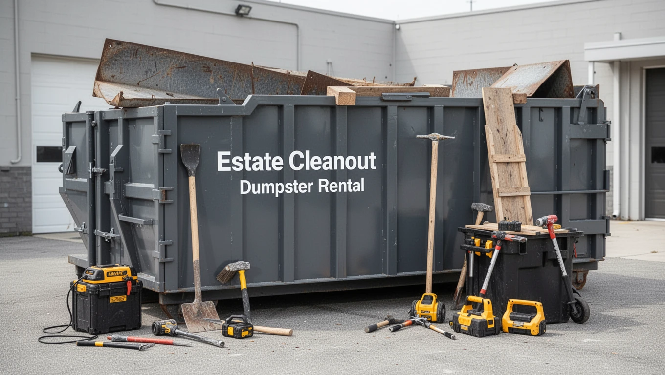 Estate Cleanout Dumpster Rental